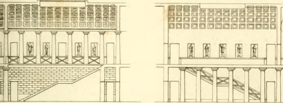 An illustration from Précis des leçons d'architecture données à l'École polytechnique, 1802, leaf 216