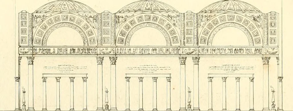 An illustration from Précis des leçons d'architecture données à l'École polytechnique, 1802, leaf 223
