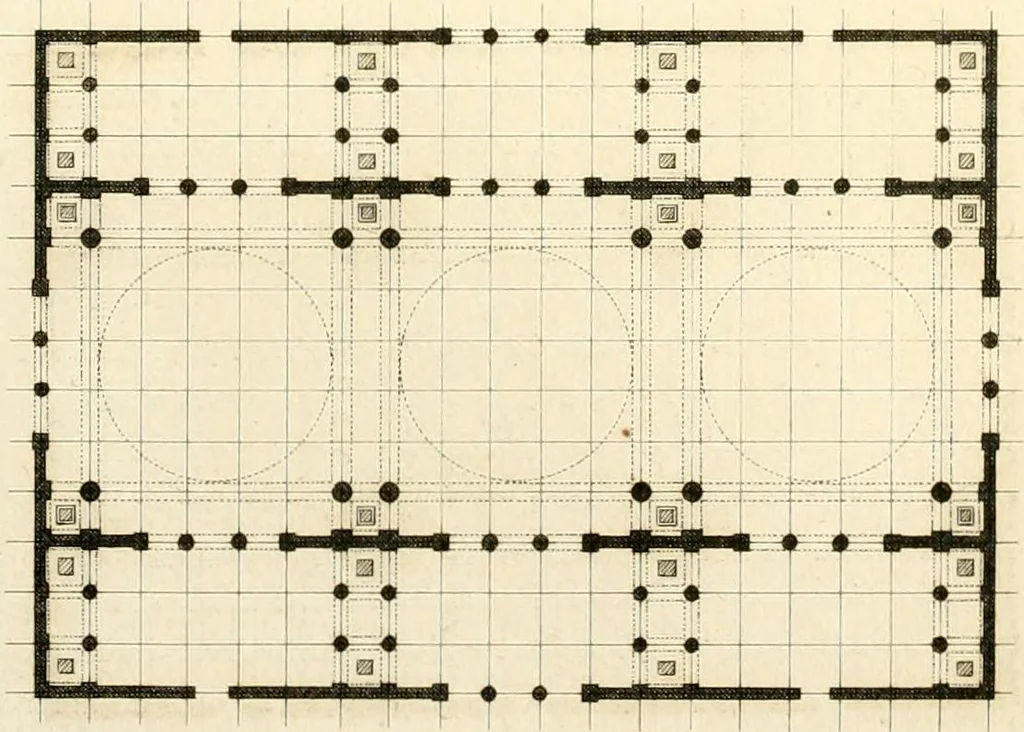 An illustration from Précis des leçons d'architecture données à l'École polytechnique, 1802, leaf 223