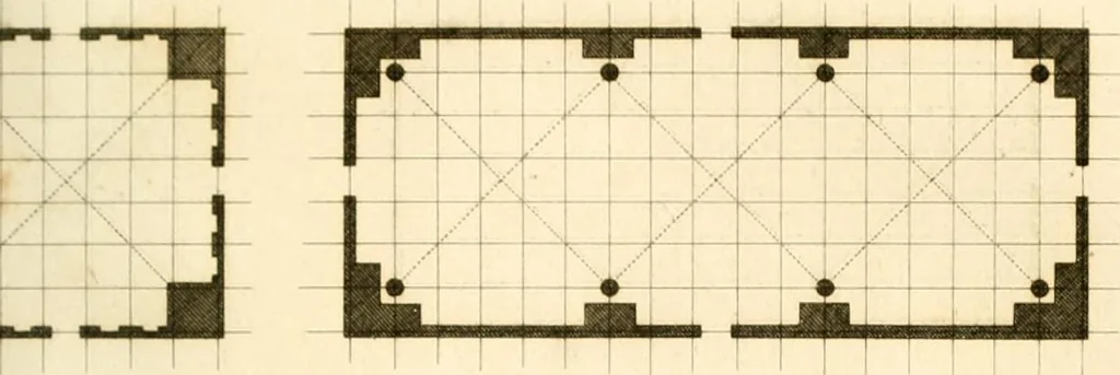 An illustration from Précis des leçons d'architecture données à l'École polytechnique, 1802, leaf 224