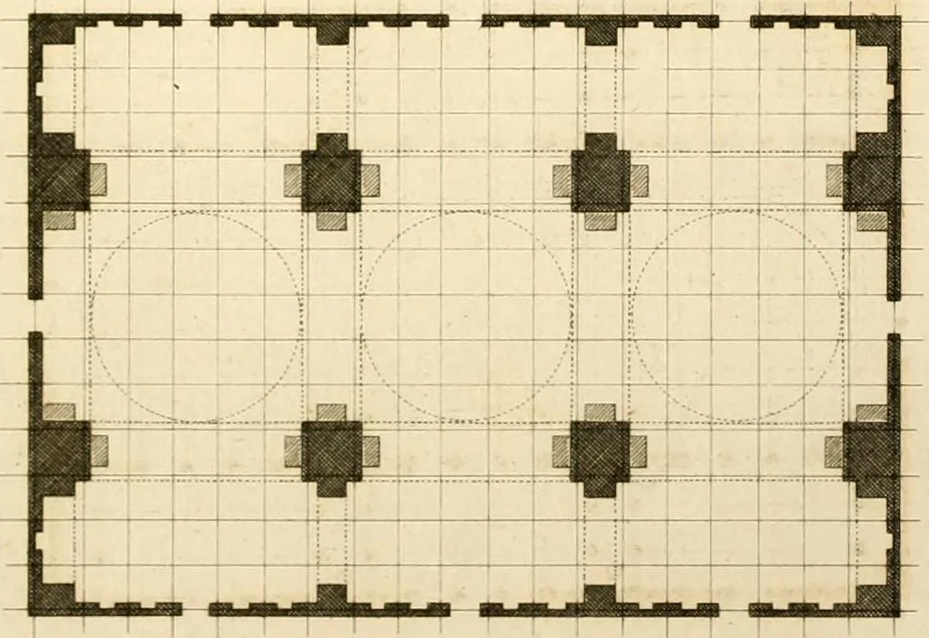 An illustration from Précis des leçons d'architecture données à l'École polytechnique, 1802, leaf 224