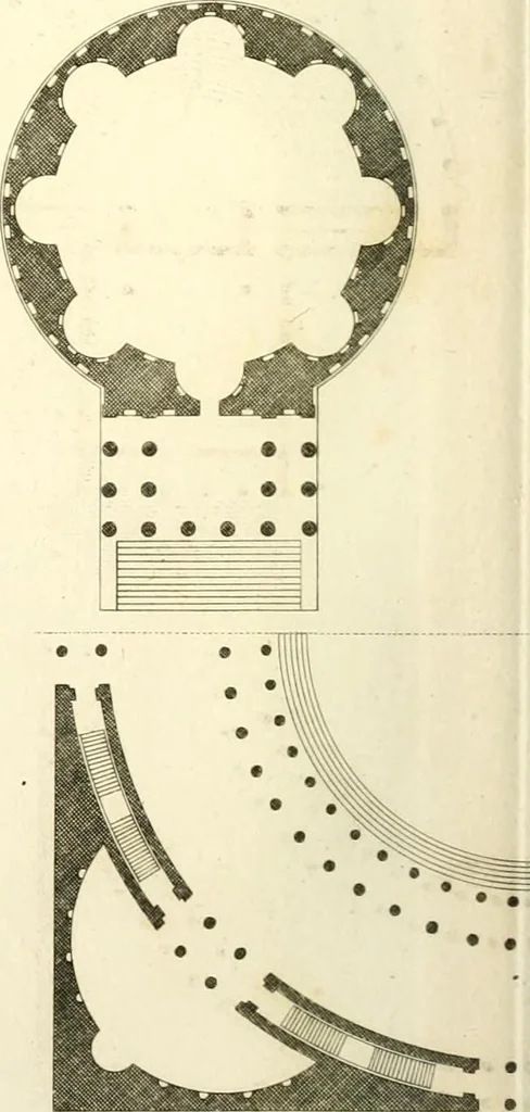 An illustration from Précis des leçons d'architecture données à l'École polytechnique, 1802, leaf 227