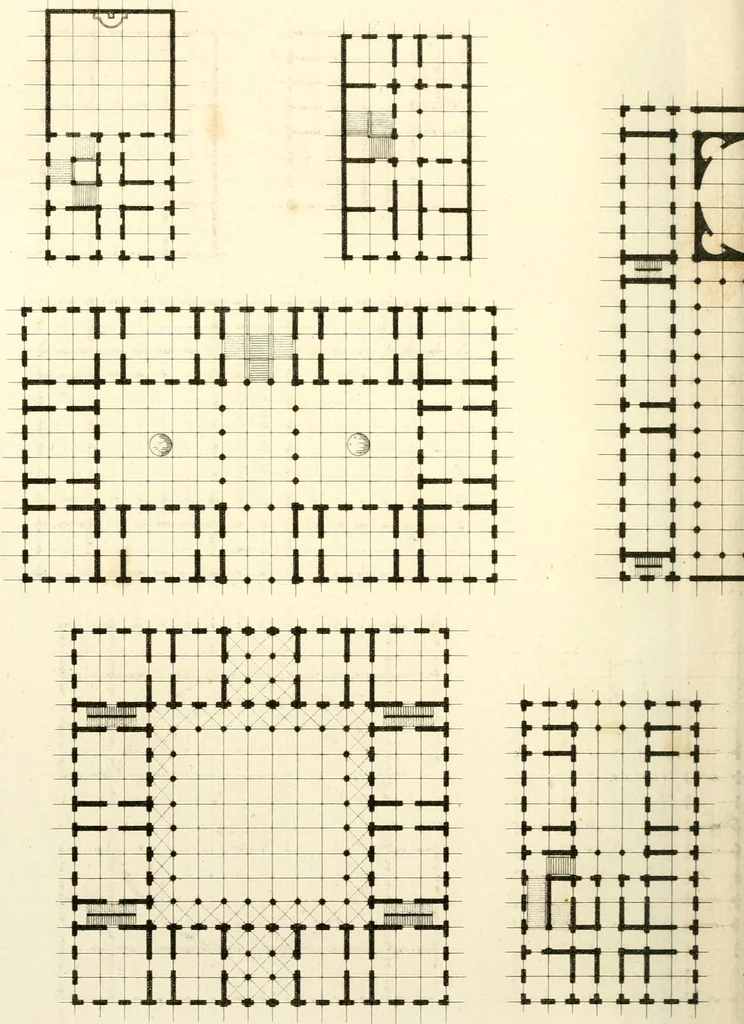 An illustration from Précis des leçons d'architecture données à l'École polytechnique, 1802, leaf 231