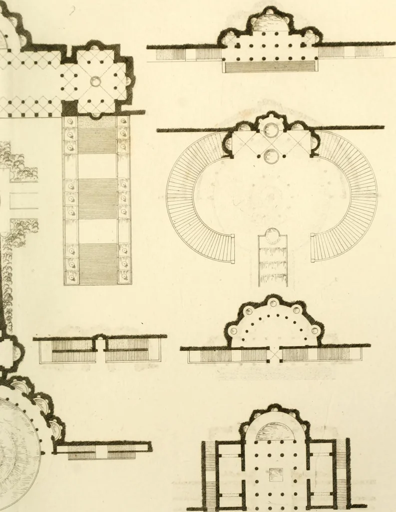 An illustration from Précis des leçons d'architecture données à l'École polytechnique, 1802, leaf 236