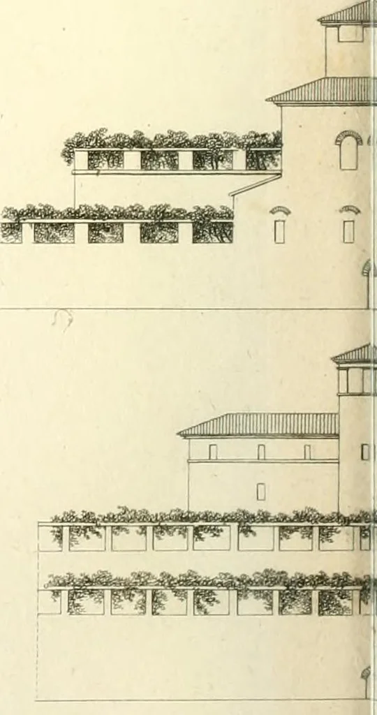 An illustration from Précis des leçons d'architecture données à l'École polytechnique, 1802, leaf 243