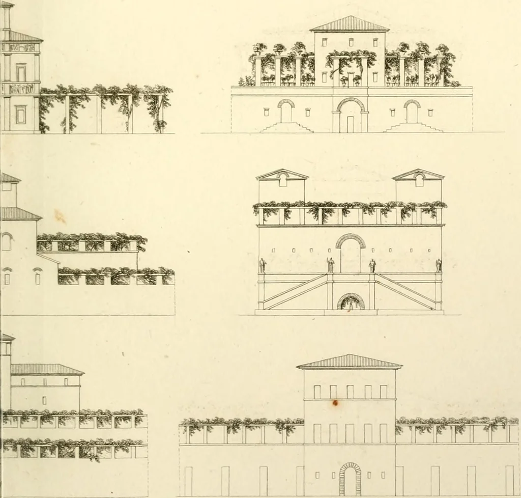 An illustration from Précis des leçons d'architecture données à l'École polytechnique, 1802, leaf 244