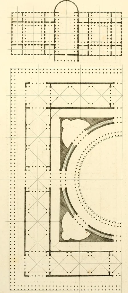 An illustration from Précis des leçons d'architecture données à l'École polytechnique, 1802, leaf 251