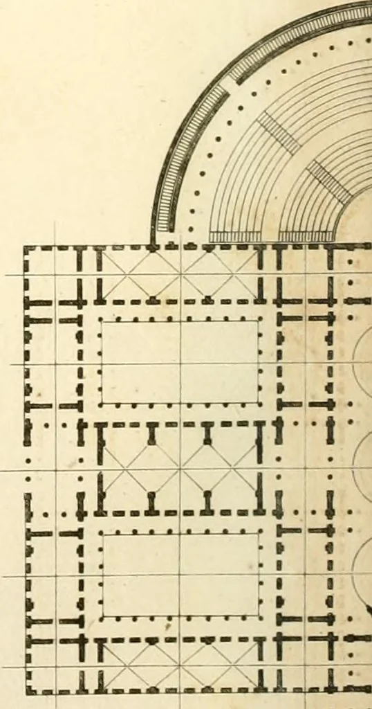 An illustration from Précis des leçons d'architecture données à l'École polytechnique, 1802, leaf 251