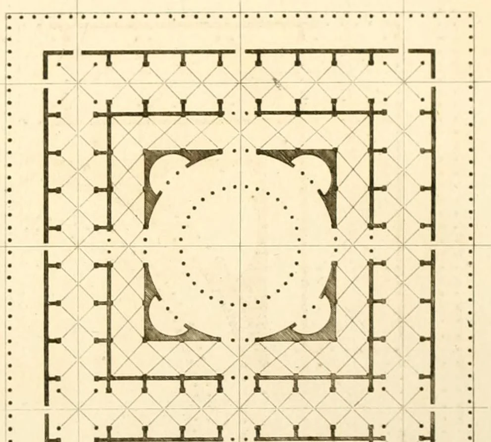 An illustration from Précis des leçons d'architecture données à l'École polytechnique, 1802, leaf 252