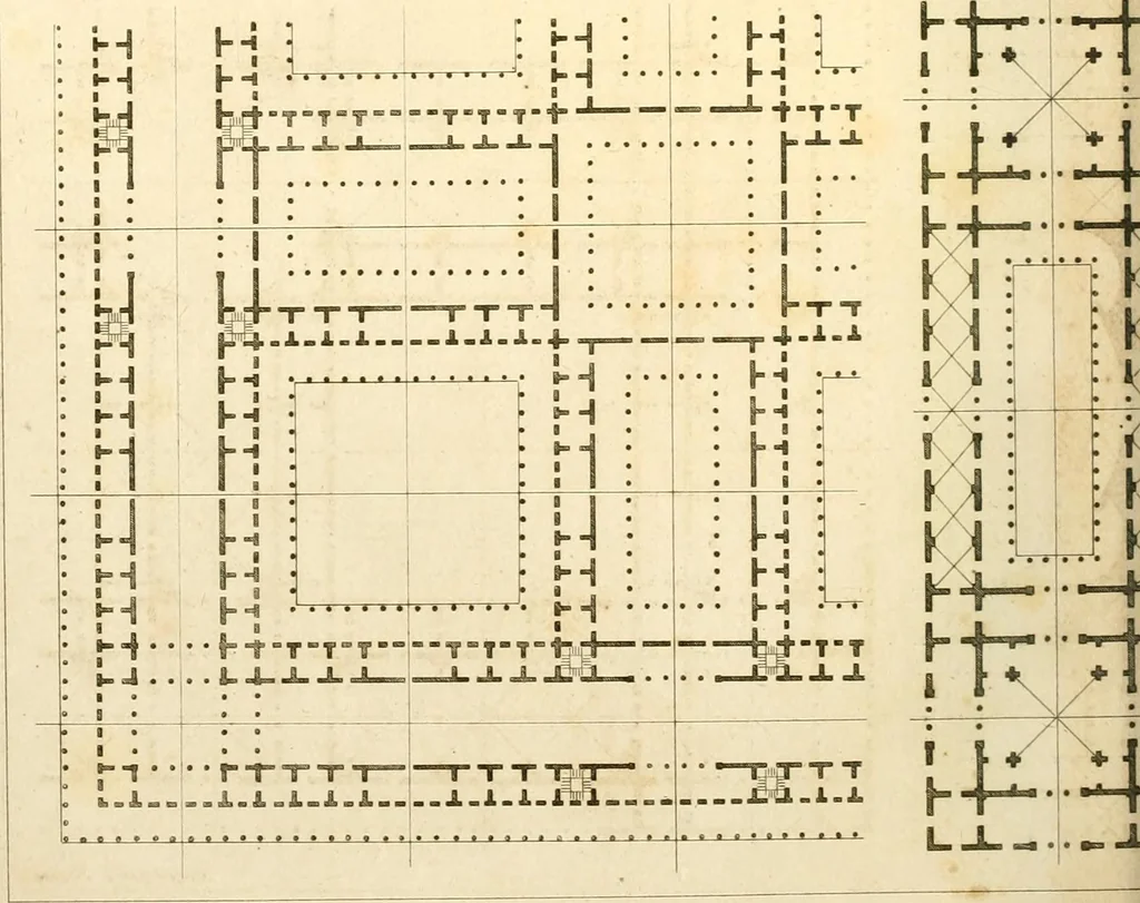 An illustration from Précis des leçons d'architecture données à l'École polytechnique, 1802, leaf 255