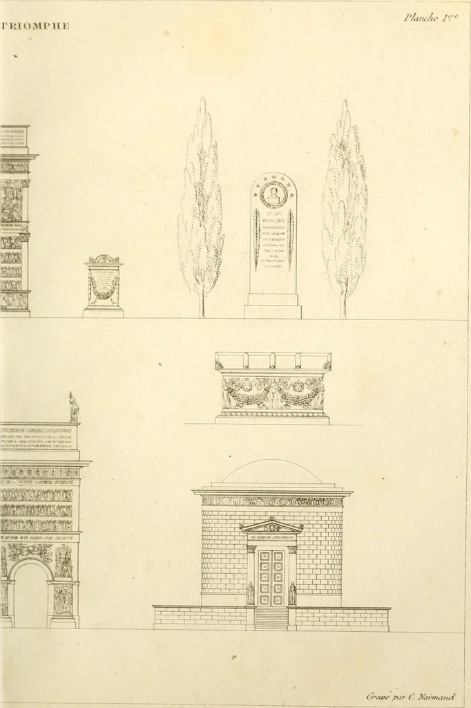 An illustration from Précis des leçons d'architecture données à l'École polytechnique, 1805, leaf 118