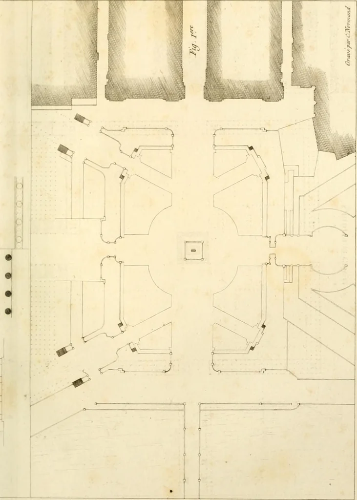 An illustration from Précis des leçons d'architecture données à l'École polytechnique, 1805, leaf 122