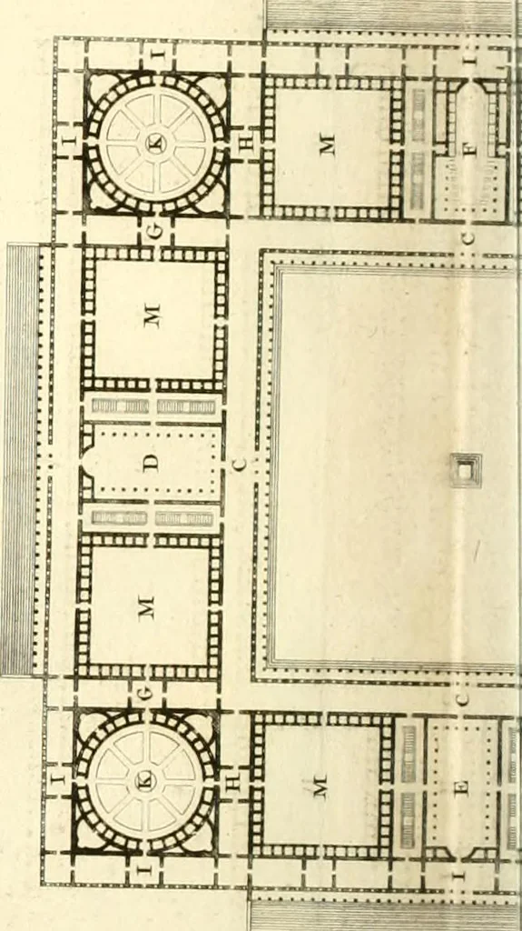 An illustration from Précis des leçons d'architecture données à l'École polytechnique, 1805, leaf 129