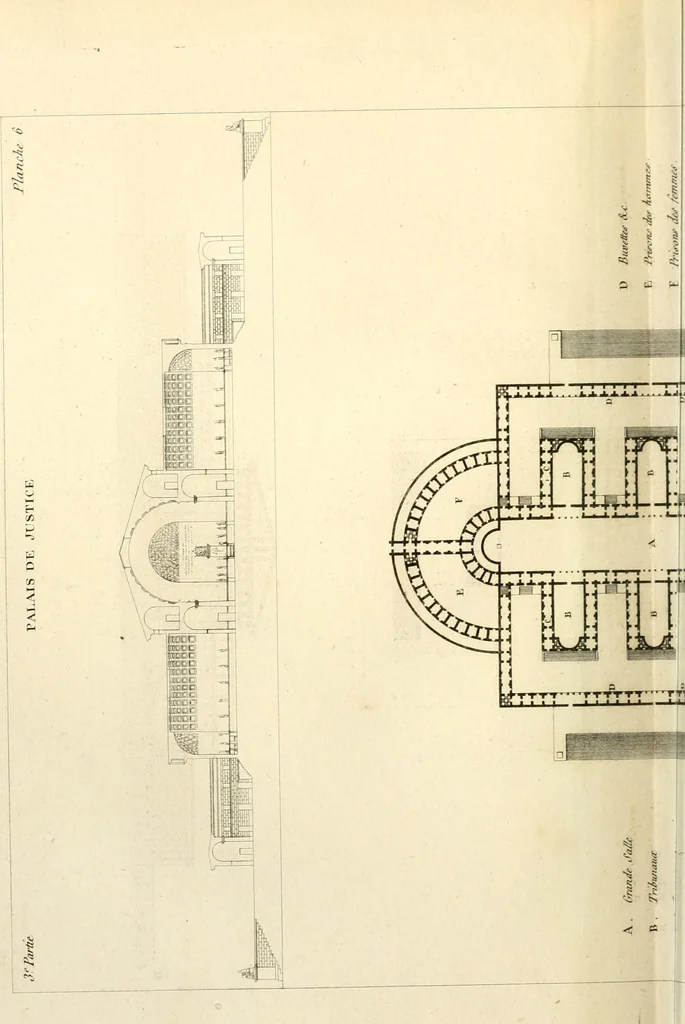 An illustration from Précis des leçons d'architecture données à l'École polytechnique, 1805, leaf 137