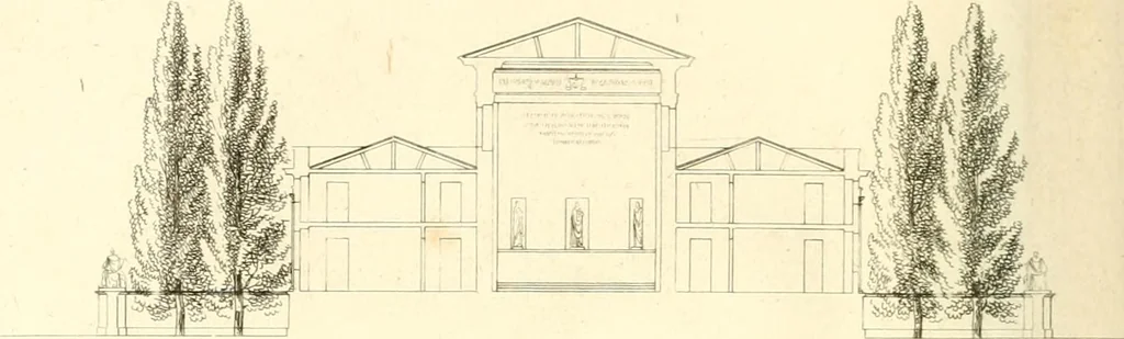 An illustration from Précis des leçons d'architecture données à l'École polytechnique, 1805, leaf 141