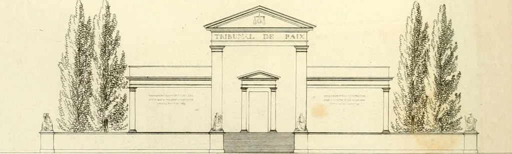 An illustration from Précis des leçons d'architecture données à l'École polytechnique, 1805, leaf 141