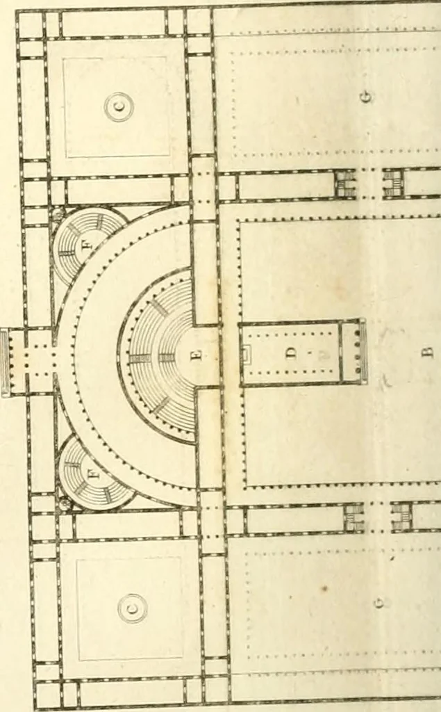 An illustration from Précis des leçons d'architecture données à l'École polytechnique, 1805, leaf 145