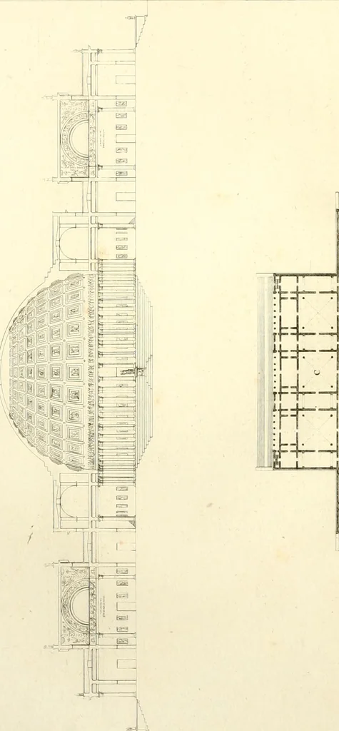 An illustration from Précis des leçons d'architecture données à l'École polytechnique, 1805, leaf 149