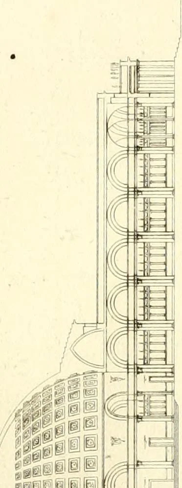 An illustration from Précis des leçons d'architecture données à l'École polytechnique, 1805, leaf 153