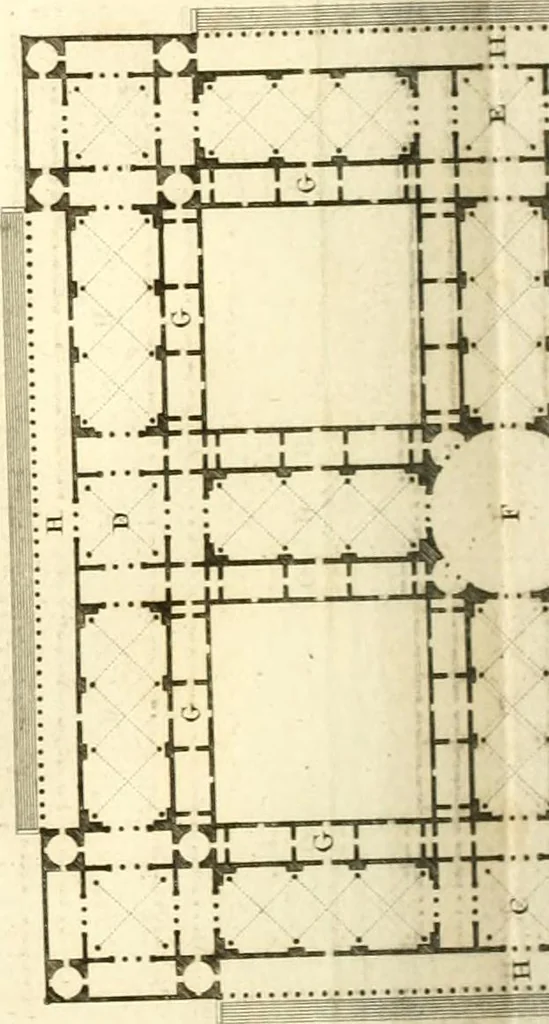 An illustration from Précis des leçons d'architecture données à l'École polytechnique, 1805, leaf 157