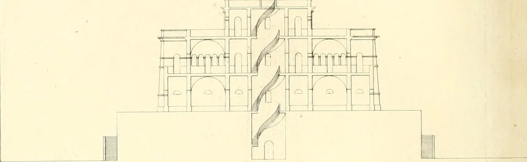 An illustration from Précis des leçons d'architecture données à l'École polytechnique, 1805, leaf 161
