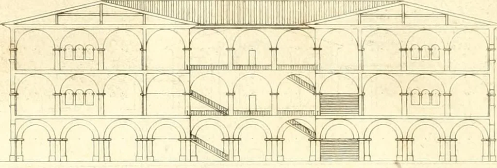 An illustration from Précis des leçons d'architecture données à l'École polytechnique, 1805, leaf 165