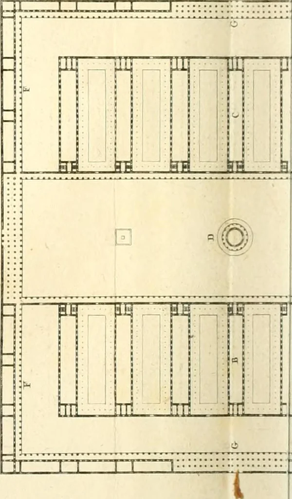 An illustration from Précis des leçons d'architecture données à l'École polytechnique, 1805, leaf 185