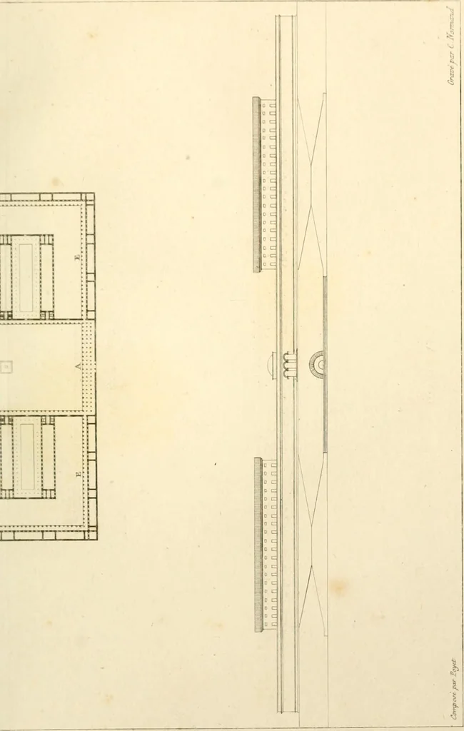 An illustration from Précis des leçons d'architecture données à l'École polytechnique, 1805, leaf 186