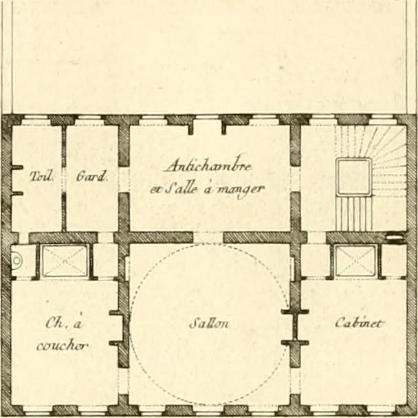 An illustration from Précis des leçons d'architecture données à l'École polytechnique, 1805, leaf 201