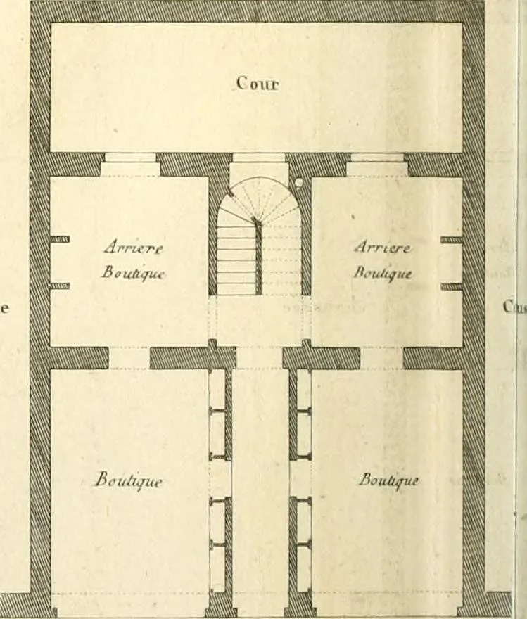 An illustration from Précis des leçons d'architecture données à l'École polytechnique, 1805, leaf 213