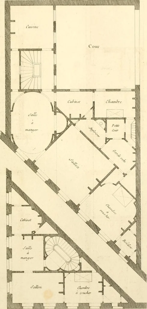An illustration from Précis des leçons d'architecture données à l'École polytechnique, 1805, leaf 214