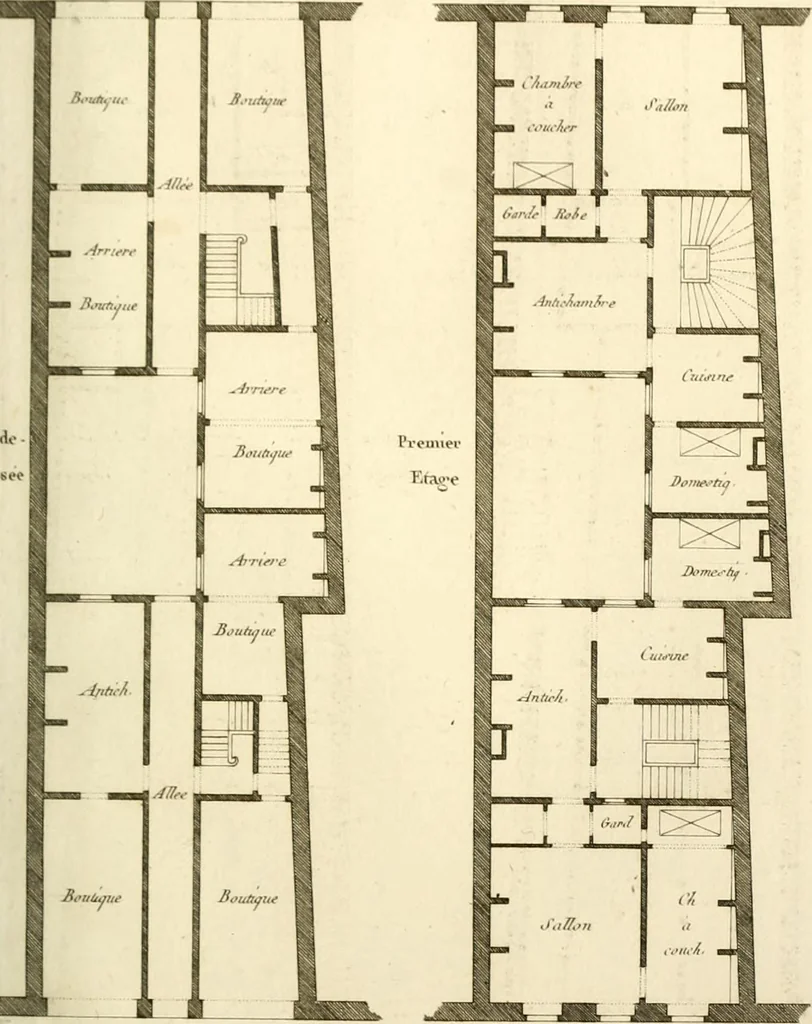 An illustration from Précis des leçons d'architecture données à l'École polytechnique, 1805, leaf 218