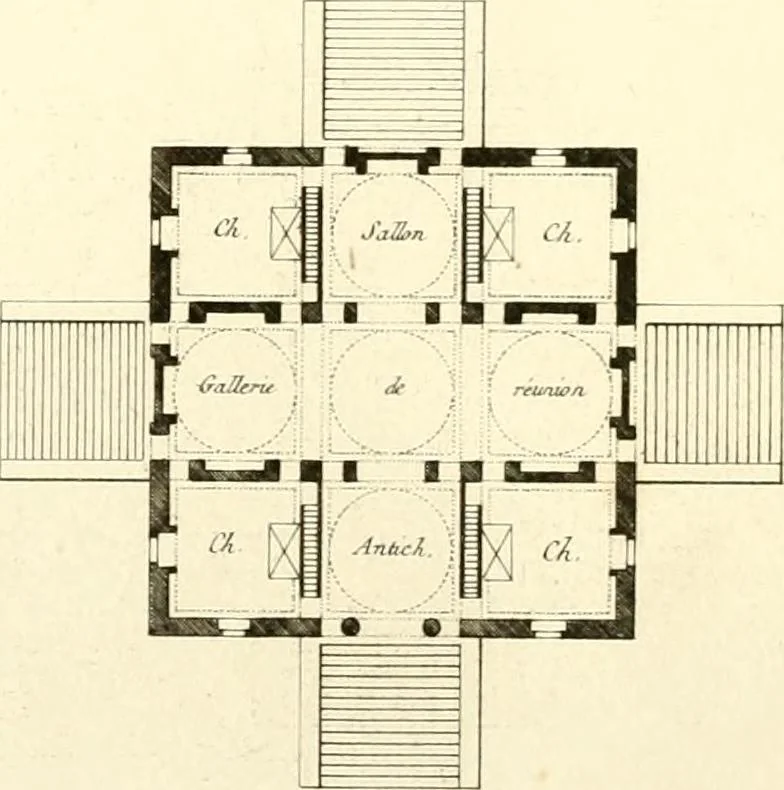 An illustration from Précis des leçons d'architecture données à l'École polytechnique, 1805, leaf 237