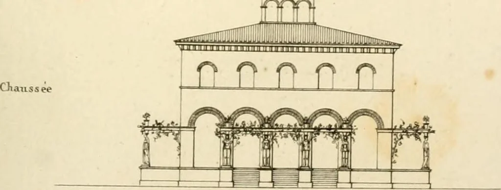 An illustration from Précis des leçons d'architecture données à l'École polytechnique, 1805, leaf 238