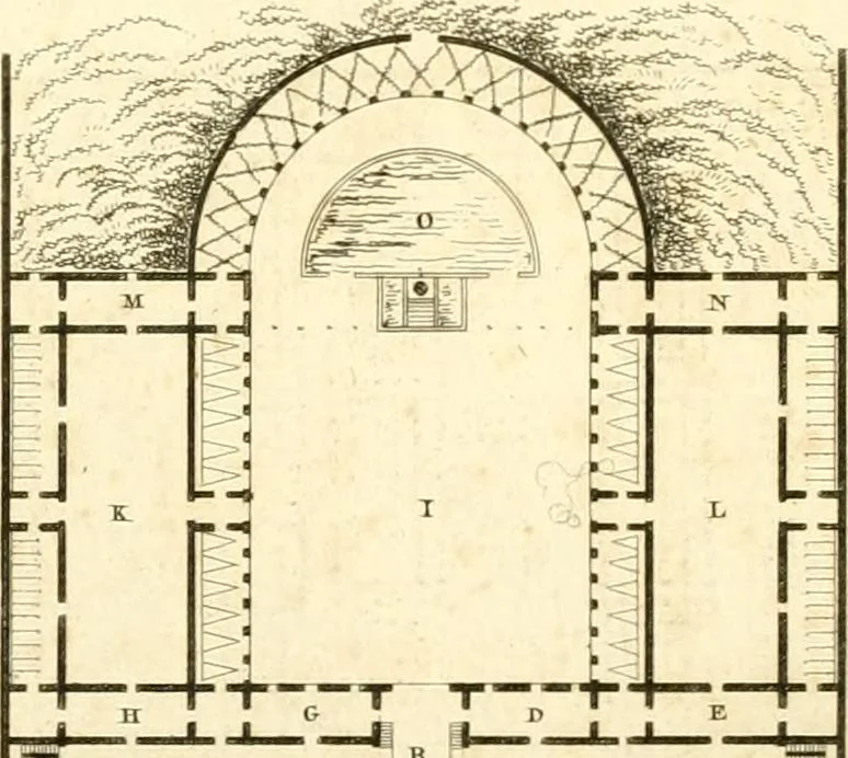 An illustration from Précis des leçons d'architecture données à l'École polytechnique, 1805, leaf 241
