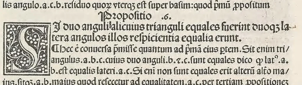 An illustration from Preclarissimus liber elementorum Euclidis perspicacissimi in artem geometrie incipit qu afoelicissime, leaf 13