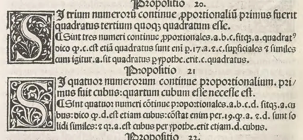 An illustration from Preclarissimus liber elementorum Euclidis perspicacissimi in artem geometrie incipit qu afoelicissime, leaf 130