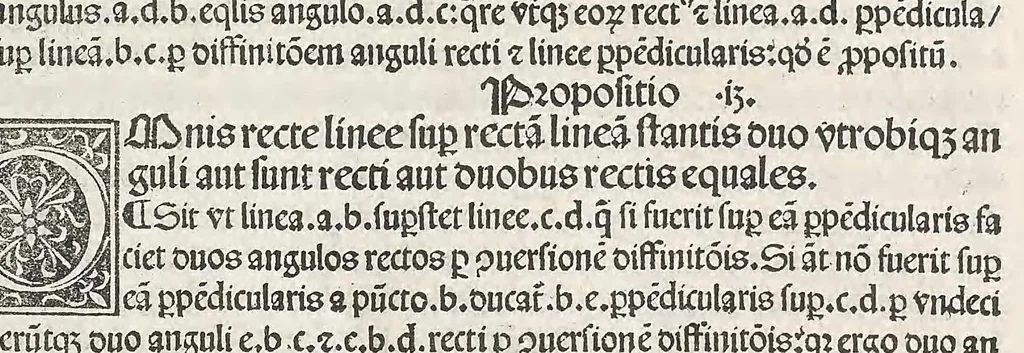 An illustration from Preclarissimus liber elementorum Euclidis perspicacissimi in artem geometrie incipit qu afoelicissime, leaf 15