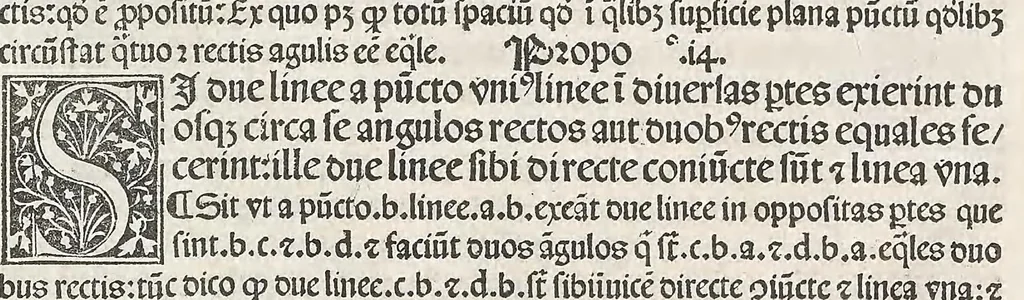 An illustration from Preclarissimus liber elementorum Euclidis perspicacissimi in artem geometrie incipit qu afoelicissime, leaf 15