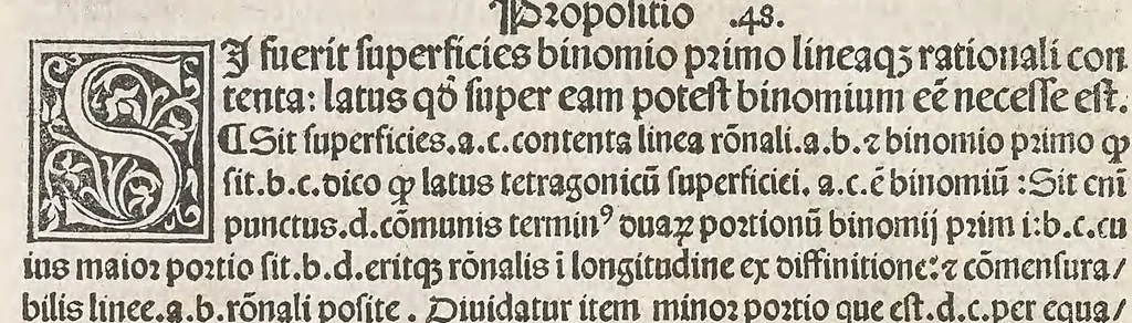 An illustration from Preclarissimus liber elementorum Euclidis perspicacissimi in artem geometrie incipit qu afoelicissime, leaf 168