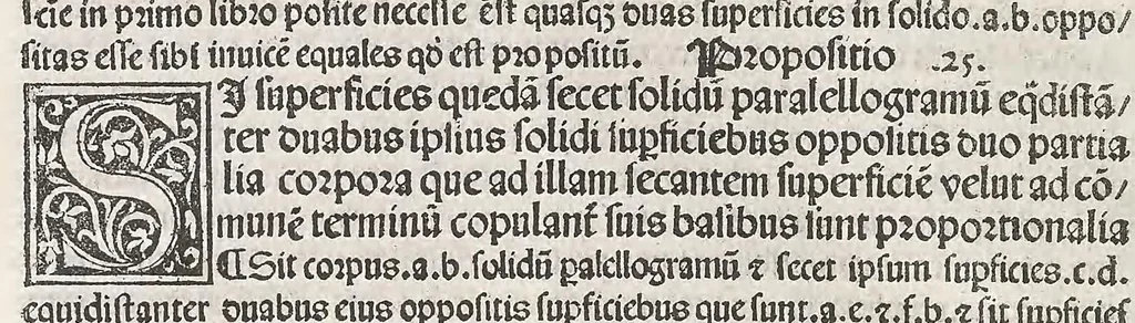 An illustration from Preclarissimus liber elementorum Euclidis perspicacissimi in artem geometrie incipit qu afoelicissime, leaf 204