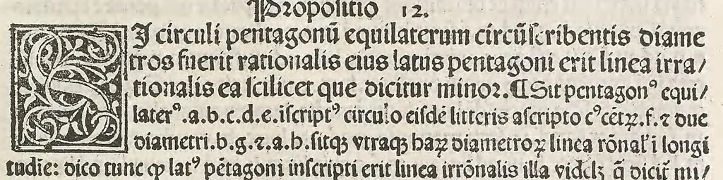 An illustration from Preclarissimus liber elementorum Euclidis perspicacissimi in artem geometrie incipit qu afoelicissime, leaf 243
