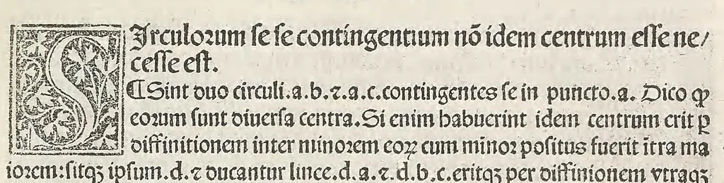 An illustration from Preclarissimus liber elementorum Euclidis perspicacissimi in artem geometrie incipit qu afoelicissime, leaf 37
