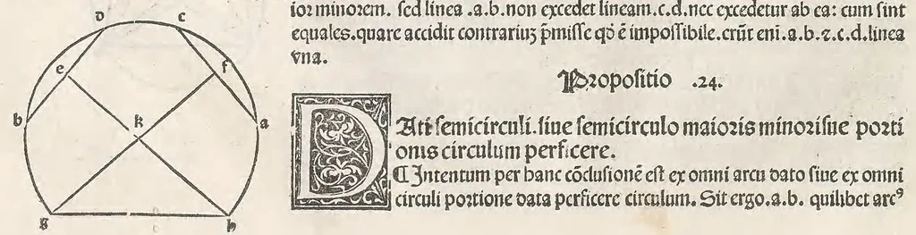 An illustration from Preclarissimus liber elementorum Euclidis perspicacissimi in artem geometrie incipit qu afoelicissime, leaf 44