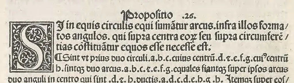 An illustration from Preclarissimus liber elementorum Euclidis perspicacissimi in artem geometrie incipit qu afoelicissime, leaf 46
