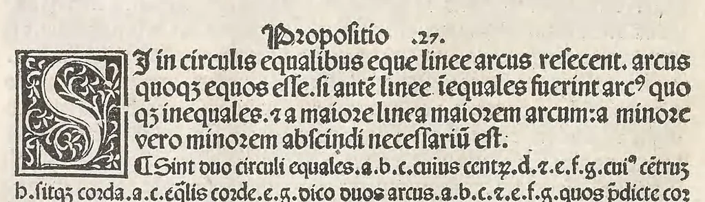 An illustration from Preclarissimus liber elementorum Euclidis perspicacissimi in artem geometrie incipit qu afoelicissime, leaf 46