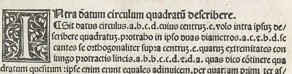 An illustration from Preclarissimus liber elementorum Euclidis perspicacissimi in artem geometrie incipit qu afoelicissime, leaf 55
