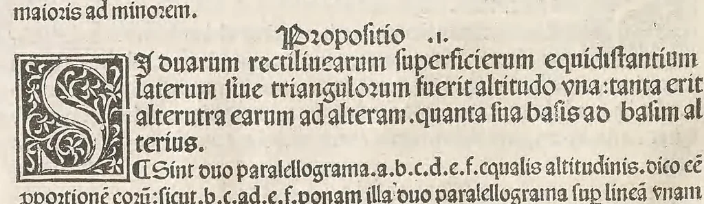 An illustration from Preclarissimus liber elementorum Euclidis perspicacissimi in artem geometrie incipit qu afoelicissime, leaf 90