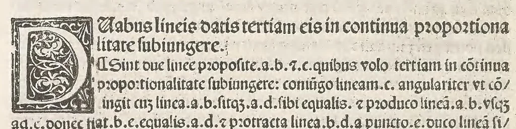 An illustration from Preclarissimus liber elementorum Euclidis perspicacissimi in artem geometrie incipit qu afoelicissime, leaf 94