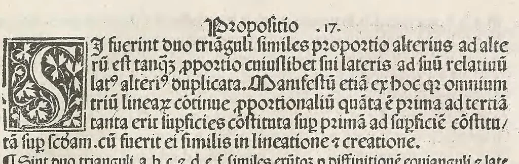 An illustration from Preclarissimus liber elementorum Euclidis perspicacissimi in artem geometrie incipit qu afoelicissime, leaf 97